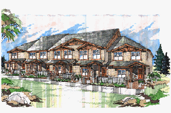 Spring Creek Townhomes, Garage Up Units